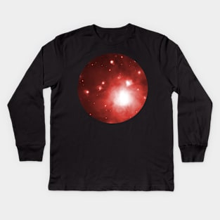 Red star cloud Kids Long Sleeve T-Shirt